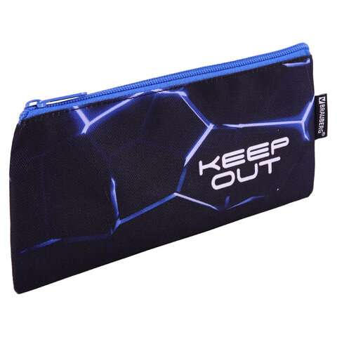 Папка на молнии с ручками А4, мешок для обуви 42х33 см, пенал 20х10 см, "Digital lava", НАБОР BRAUBERG, 272102