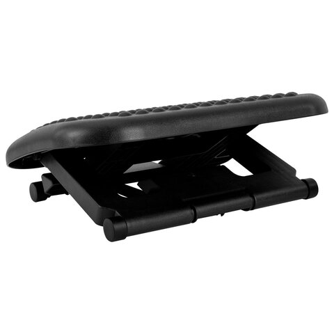 Подставка для ног BRABIX "Ultra 1" 46х34 см, регулировка высоты и угла наклона, 533036