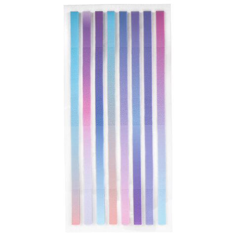 Закладки клейкие, выделители текста, BRAUBERG ULTRA PASTEL COLOR, 135х5 мм, 160 штук (8 цветов х 20 листов), 116686