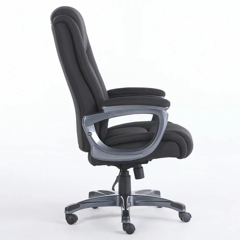 Кресло офисное BRABIX PREMIUM "Solid HD-005", НАГРУЗКА до 180 кг, ткань, черное, 531822