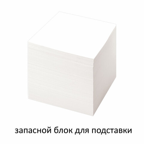 Блок для записей непроклеенный, 9х9х9 см, плотность 65 г/м2, белизна 90-92%, STAFF, 126366