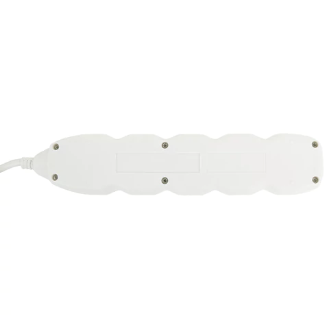 Удлинитель сетевой SONNEN U-155G, 5 розеток, c заземлением, 10 А, 5 м, белый, 511437