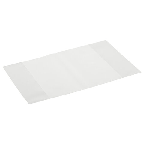 Обложки ПЭ для тетрадей и дневников, НАБОР "50 шт. + 3 шт. в ПОДАРОК", ПЛОТНЫЕ, 110 мкм, 212х345 мм, прозрачные, ЮНЛАНДИЯ, 272702