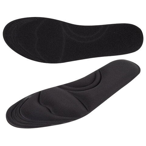 Стельки для обуви с ЭФФЕКТОМ ПАМЯТИ, материал MEMORY FOAM, размер RU 34-39 / EU 35-40, с линиями выреза, SHEGRA (ШЕГРА), 700746