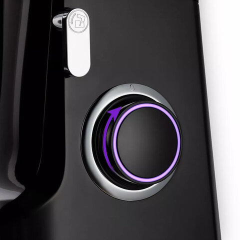 Миксер планетарный KITFORT KT-3434, 1300 Вт, 10 скоростей, 3 насадки, чаша 4,5 л, кухонные весы, черный, КТ-3434