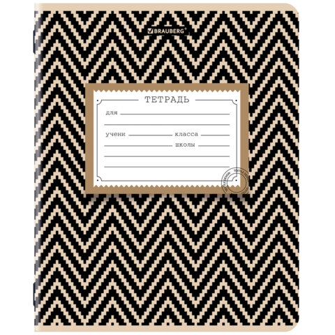 Тетрадь 12 л. BRAUBERG линия, обложка картон, TEXTURE, 107279