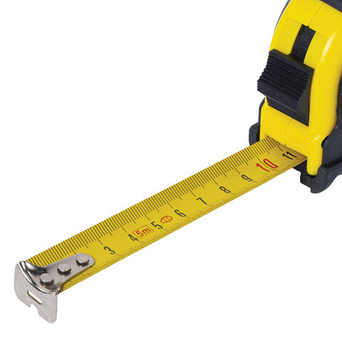 Рулетка измерительная 5 м х 19 мм, обрезиненный корпус, с фиксатором, RABBITEX (РАББИТЕКС) Standard, 671349