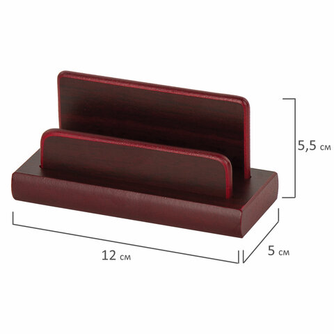 Набор подарочный настольный BESTAR "Platon" из дерева, 11 предметов, цвет "красное дерево", 236373