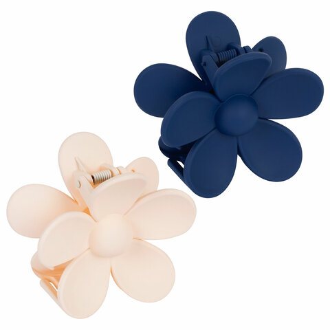 Краб для волос 7 см, soft-touch, АССОРТИ, MONTE VITA (МОНТЕ ВИТА), 457013