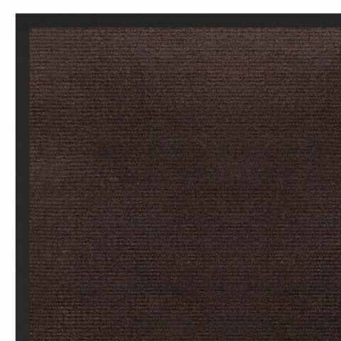 Коврик придверный 40х60 см, КОРИЧНЕВЫЙ, влаго-грязезащитный, 300 г/м2, рубчик, PRIMILA (ПРИМИЛА) STANDARD, 701014