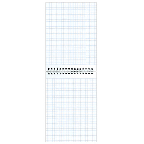 Блокнот А5, 146х209 мм, 80 л., гребень, картон, жесткая подложка, клетка, ОФИСМАГ, темно-серый, 129868