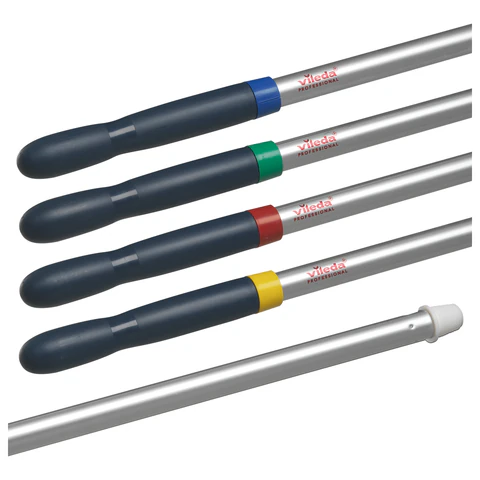 Черенок рукоятка 150 см, VILEDA PROFESSIONAL для инвентаря с еврорезьбой, d=2,2 см, алюминиевый, 506271