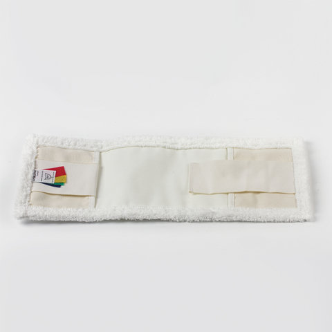 Насадка МОП плоская для швабры/держателя 40 см, уши/карманы (ТИП У/К), микрофибра, LAIMA EXPERT, 605311