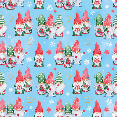 Бумага упаковочная новогодняя "Веселый Новый Год", 70х100 см, 10 дизайнов ассорти, ЗОЛОТАЯ СКАЗКА, 592563