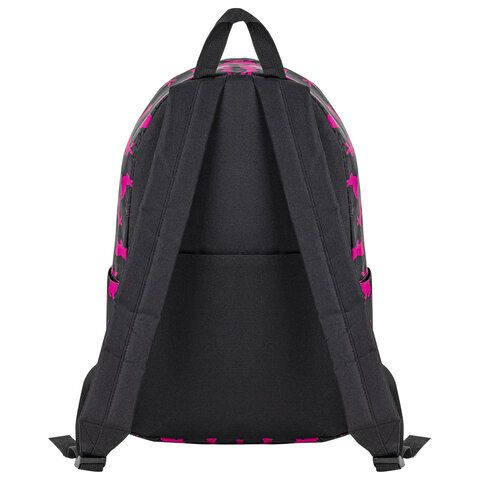 Рюкзак BRAUBERG POSITIVE универсальный, карман-антивор, "Pink Rabbits", 42х28х14 см, 270780