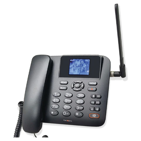 Телефон сотовый офисный TEXET FX-200, 2 SIM, 2,4", 512 Мб, microSD, FM, MP3, Bluetooth, спикерфон,черный, 127315