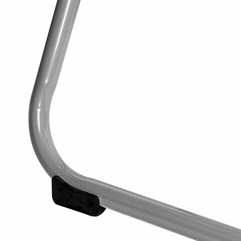 Стул складной BRABIX "Golf Lite CF-017", серебристый каркас, пластик чёрный, 532895