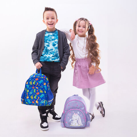 Рюкзак BRAUBERG KIDS PLAY детский, 1 отделение, 3 кармана, "Darling bunny", 29х23х12 см, 271390