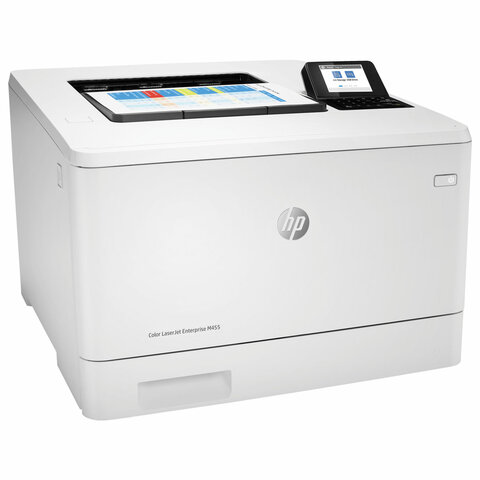 Принтер лазерный ЦВЕТНОЙ HP Color LJ Enterprise M455dn А4, 27 стр./мин., 55000 стр./мес., ДУПЛЕКС, ДАПД, сетевая карта, 3PZ95A