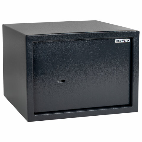 Сейф мебельный DASWERK (ДАСВЕРК) SC-250KL (250х350х250 мм), ключевой замок, графит, 291342