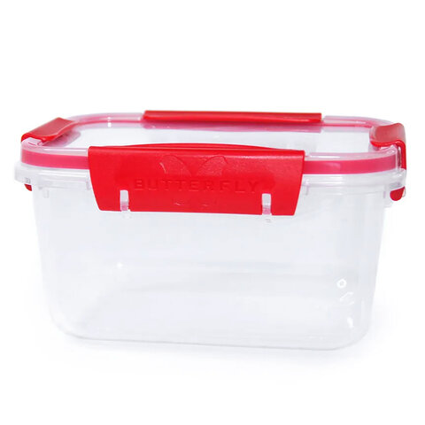 Контейнер с крышкой пищевой 0,75 л герметичный, BUTTERFLY, ланч бокс, 8,5х15,6х11 см, прозрачный, 4378259, 437825900