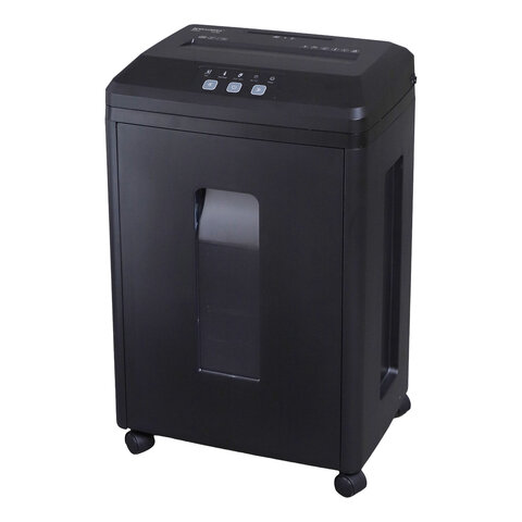 Уничтожитель (шредер) BRAUBERG PROFESSIONAL PS-623n, CD, "HeavyDuty", 7 уровень секретности, 1х2 мм, 6 листов, корзина 23 литра, 532592
