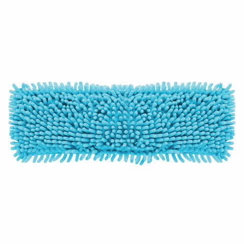 Насадка МОП плоская для швабры/держателя 40 см, карманы (ТИП К), микрофибра букли/синель, ворс 2 см, LAIMA, 603119