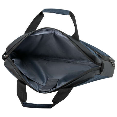 Сумка портфель HEIKKI FORWARD (ХЕЙКИ) с отделением для ноутбука 15,6", темно-синяя, 29х40х9 см, 272612