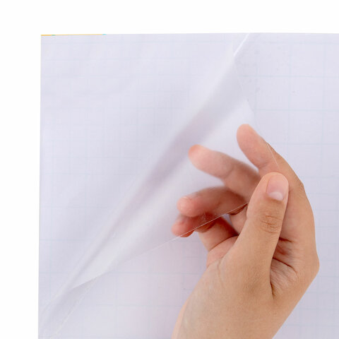 Пленка самоклеящаяся для учебников и книг 50х36 см, КОМПЛЕКТ 10 шт., глянцевая, ПИФАГОР, 224317