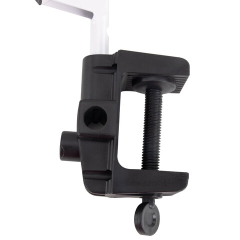 Настольная лампа-светильник SONNEN TL-006, струбцина, 40 Вт, Е27, белый, высота 50 см, 237649