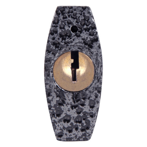 Замок навесной чугунный "Влагонепроницаемый", ширина 38 мм, полимерное покрытие, английский, 3 ключа, RABBITEX (РАББИТЕКС), 671296