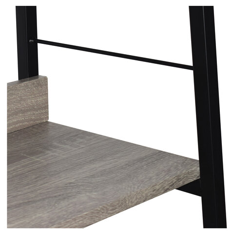 Стеллаж на металлокаркасе BRABIX "LOFT SH-002", 600х350х845 мм, цвет дуб антик, 641232