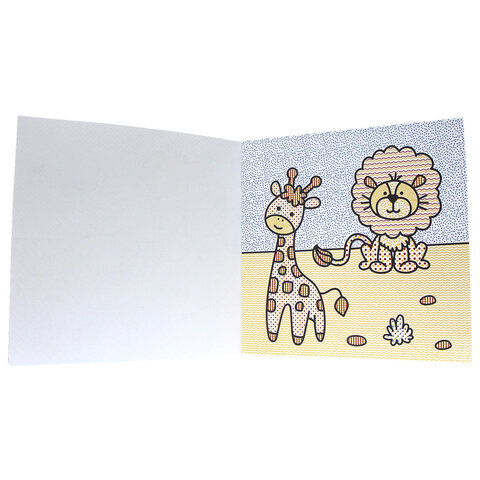 Раскраска водная "МОЯ ПЕРВАЯ ВОДНАЯ РАСКРАСКА", АССОРТИ, 195х195 мм, 12 стр., ПП