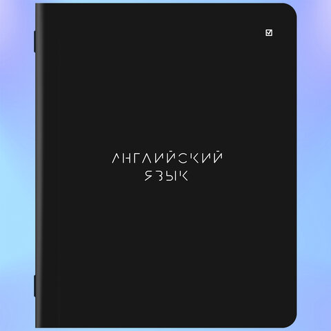 Тетради предметные, КОМПЛЕКТ 12 ПРЕДМЕТОВ, 48 л., матовая ламинация, BRAUBERG, "MINIMAL", 404831