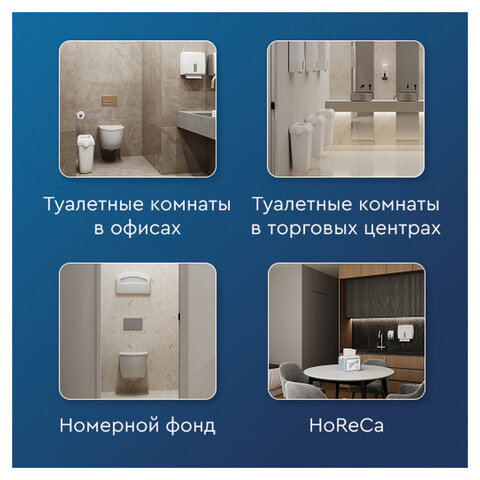 Бумага туалетная 170 метров, PROtissue (T2) PREMIUM, 2-слойная, белая, КОМПЛЕКТ 12 рулонов, С191