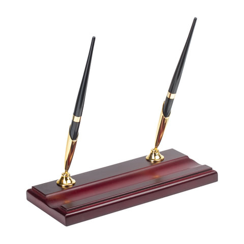 Набор подарочный настольный BESTAR "Neptun" из дерева, 5 предметов, цвет "красное дерево", 236370