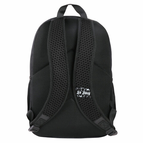 Рюкзак BRAUBERG FASHION CITY универсальный, 2 отделения, "Skull", черный, 46х31х15 см, 272572