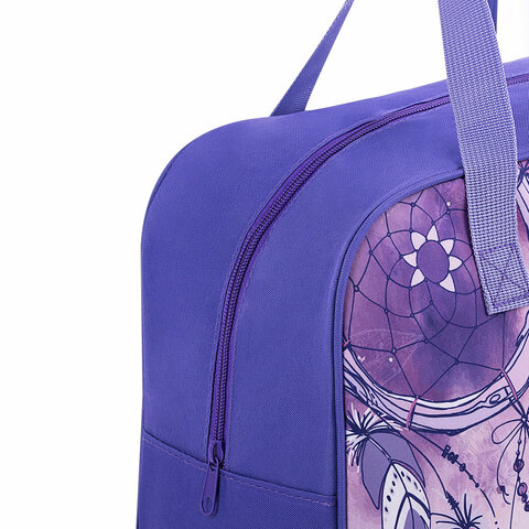 Сумка для занятий BRAUBERG с ручками, 35x25x15 см, "Dreamcatcher", 271590