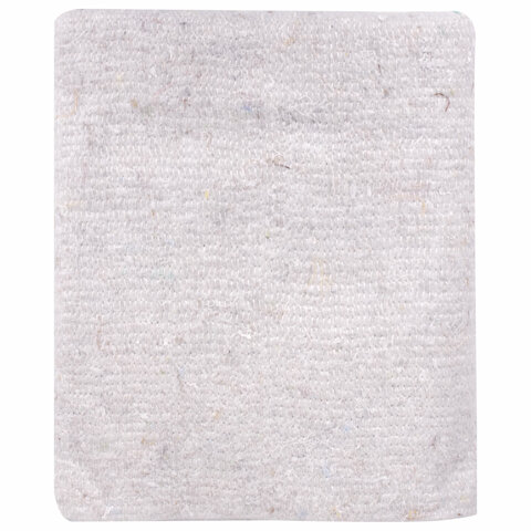 Тряпки для мытья пола 80х100 см, КОМПЛЕКТ 20 шт., 190 г/м2, светлое ХПП, 80% хлопок, 20% полиэфир, бюджет LAIMA, КВ, 600842