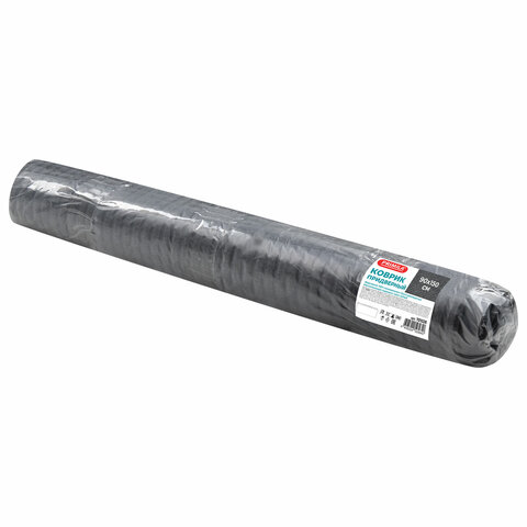 Коврик придверный 90х150 см, СЕРЫЙ, влаго-грязезащитный, 450 г/м2, ребристый, PRIMILA (ПРИМИЛА) EXTRA, 701026