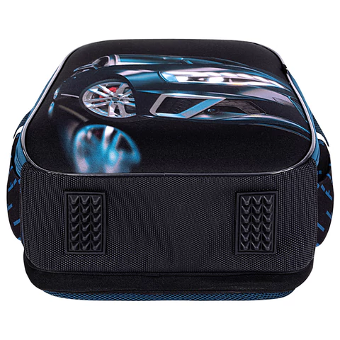 Ранец BRAUBERG FIT, 2 отделения, "Super car", 38х27х14 см, 272024