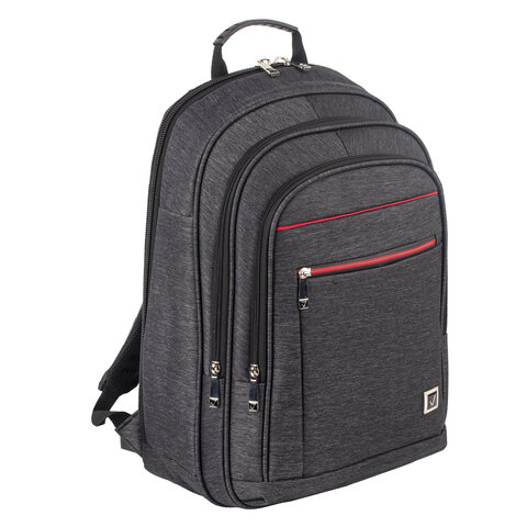 Рюкзак BRAUBERG FUNCTIONAL с отделением для ноутбука, 3 отделения, USB-порт, "Progress", 48х14х34 см, 229873