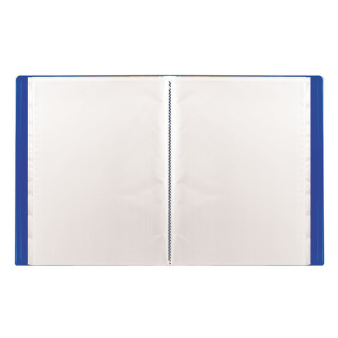 Папка 30 вкладышей STAFF, синяя, 0,5 мм, 225696