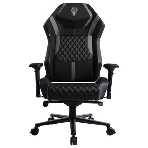 Кресло BRABIX PREMIUM "Core GM-160", мультиблок, 4D подлокотники, литой поролон, черное/серое, 532952
