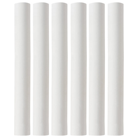 Мел белый круглый мягкий 400 штук, BRAUBERG, картонная упаковка, 227441