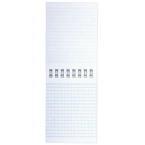 Блокнот МАЛЫЙ ФОРМАТ А7, 75х105 мм, 40 л., гребень, картон, клетка, BRAUBERG "Minimal Pastel", 116431