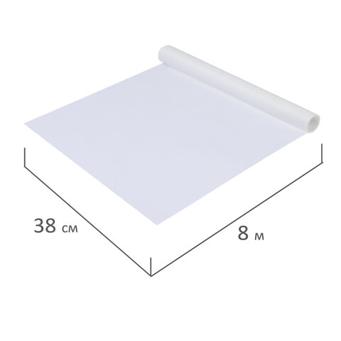Бумага для выпечки силиконизированная, пергамент 38 см х 8 м, цвет белый, LAIMA, CH, 609582