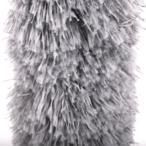 Пипидастр (сметка-метелка) для уборки пыли, метелка 35 см, рукоятка 20 см, серый, LAIMA, 608949