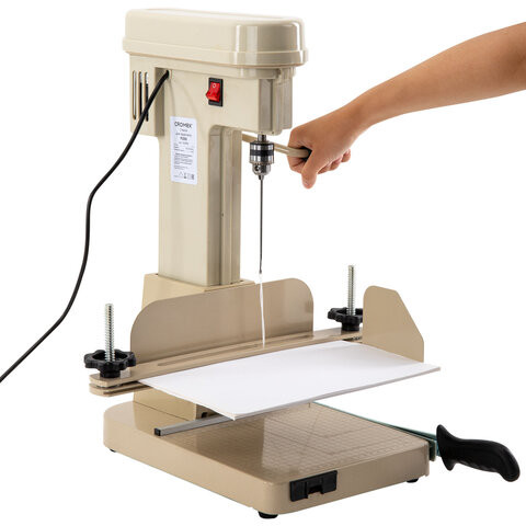 Станок для архивного переплета CROMEX (КРОМЕКС) M268, 250 Вт, с лотком, сшивка до 100 мм (950 листов), 532908