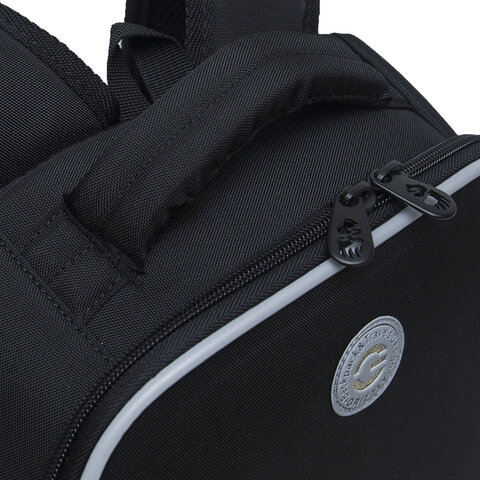 Ранец GRIZZLY анатомическая спинка, облегченный, 1 отделение, для девочек, "UNIQUE", 37х26х16 см, RAw-496-1/2